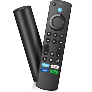 Imagem de Controle remoto de substituição para cubo Fire-Smart-TV, TV Stick (2ª/3ª geração/4K/Lite/4K Max/), controle remoto universal de TV para Smart TV Pioneer, Hisense 3ª geração