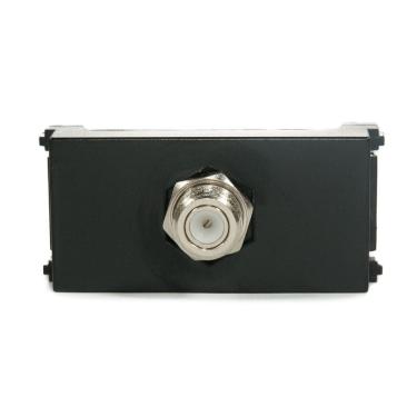 Imagem de Modulo Tomada Comunicacao Antena Tv 75 Refinatto Weg Preto