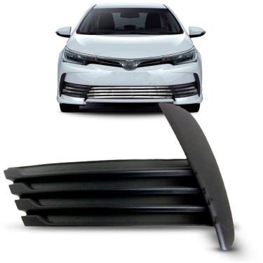Imagem de Moldura Farol Milha Corolla 2018 A 2020 Preta Sem Furo