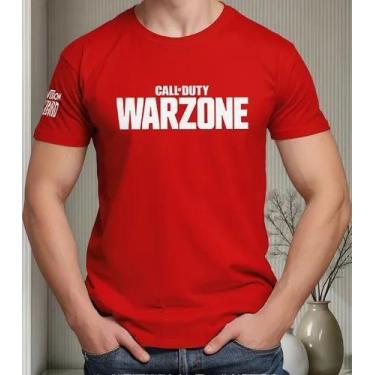 Imagem de Camiseta Camisa de Algodão Adulto Masculina Feminina Gamer Jogo Call o