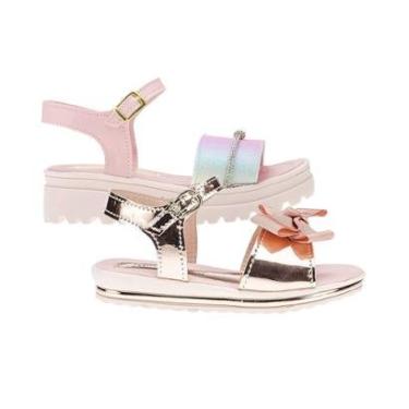 Imagem de Sandalia Infantil Plataforma Salto Alto  - KIT 2 PARES Tam 28 ao 34-Feminino