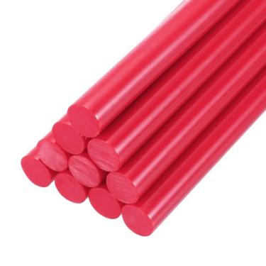 Imagem de PATIKIL Bastões de cola quente para pistola de cola, 10 peças de bastões de cola adesivos coloridos de derretimento a quente a granel para projetos faça-você-mesmo, decoração de arte de artesanato