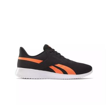 Imagem de Reebok Tênis masculino Fluxlite Cross Trainer, Preto/coral digital/calçado branco, 11
