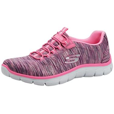 Imagem de Skechers Tênis feminino Empire Game On Fashion, Rosa/branco, 38
