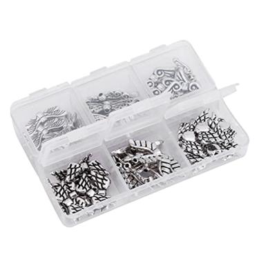 Imagem de Generic Conjunto de Contas de Asa de Anjo Encantadoras, 60 Peças, Faça você Mesmo, Descobertas de Joias de Liga para Artesanato Com Caixa de Armazenamento - Suprimentos para Fabricação de Joias