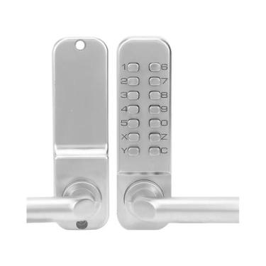 Imagem de Fechadura Mecânica Inteligente Sem Chave Com Senha Digital Antifurto P