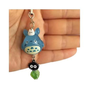 Imagem de Chaveiro De Animal Azul Soot Sprite Kawaii Charm De Anime Para Celular