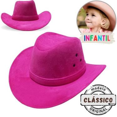 Imagem de Chapeu Country Infantil Cowboy Menino Menina Festa Peão Boiadeira Vaqu