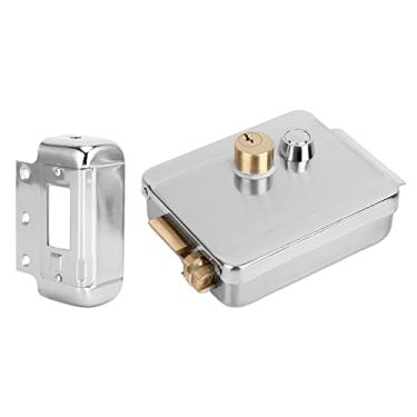 Imagem de Dioche Trava de Controle Elétrico de Duas Cabeças 12V Dispositivo de Segurança Antirroubo Trava de Controle de Acesso Resistente para Casa, Escola, Hotel, Fábrica, Armazém, Segurança,