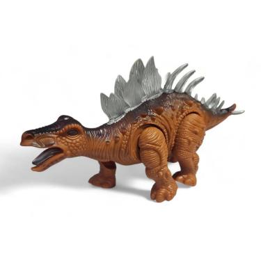 Imagem de Boneco Dinossauro Grande Movimento Som E Luz Estegossauro Ma