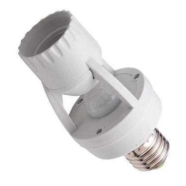 Imagem de Sensor De Presença Infravermelho Lâmpada Soquete E27 Fotocélula Bivolt