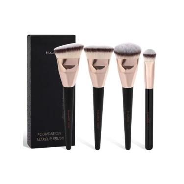Imagem de Conjunto de pincéis de maquiagem MAANGE para corretivo de base, 4 unid
