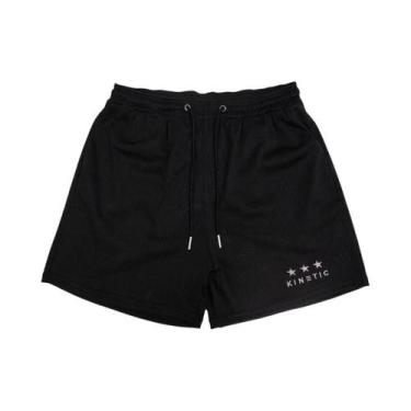 Imagem de Bermudas De Malha Para Academia Masculinas De Verão, Calças Casuais De