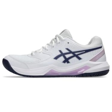 Imagem de ASICS Tênis feminino Gel-Dedicate 8, Branco/índigo neblina, 39