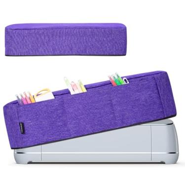 Imagem de TRO&HOM Capa protetora contra poeira compatível com Cricut Maker 4, Explore 4, Cricut Maker 3, Cricut Maker, Explore 3, Explore Air 2, capa de máquina com bolsos para acessórios Cricut Fornecedores