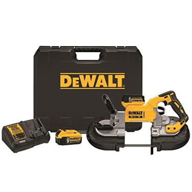 Imagem de DEWALT Kit de serra de fita portátil 20V MAX, corte profundo (DCS374P2)