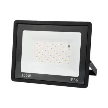 Imagem de Holofote LED RGB 220V 30W 50W 100W IP66 À Prova d'Água Para Iluminação