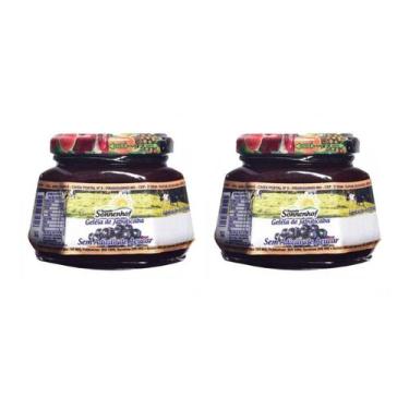 Imagem de Kit com 2 Potes de Geleia Diet de Jabuticaba 270g Fazenda Sonnenhof