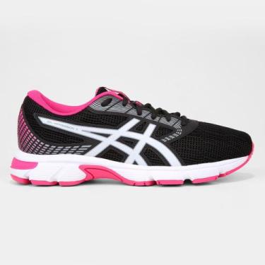 Imagem de Tênis Asics Gel-Impression 11 Feminino, Preto, Rosa, 38