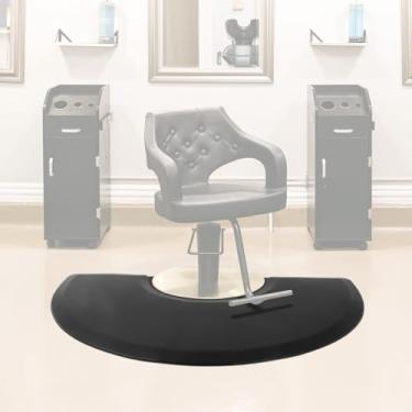 Imagem de Tapete de barbeiro profissional antifadiga de 1,7 cm de espessura, tapete de salão de cabeleireiro grande de 9,5 x 1,5 m, equipamento de corte de cabelo impermeável e amigo da pele para barbearias e