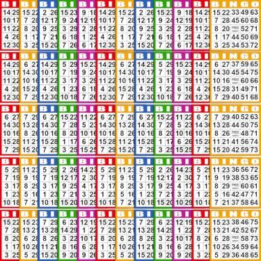 Imagem de Harloon 2000 Sheets Bingo Paper Game Cards 20 Books 4"x4" Disposable Cards Suit for Family Game Nights Large Groups Activities