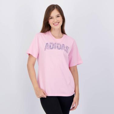 Imagem de Camiseta Adidas Grafica Feminina Rosa-Feminino