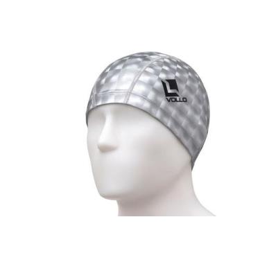 Imagem de Touca Natação PU - VOLLO, Cinza