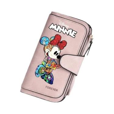 Imagem de Carteira Feminina Mickey Minnie, Bolsa Para Cartões E Moedas, Presente