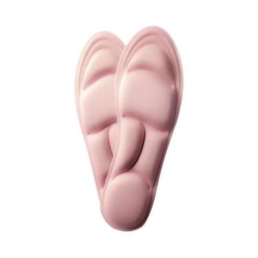 Imagem de Palmilhas Ortopédicas Respiráveis De Espuma De Memória 5D Com Massagem