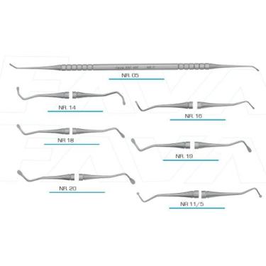 Imagem de Escavador de Dentina Duplo (Colher de Dentina) - Fava, N 5 (Cód ESC005