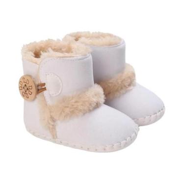 Imagem de Botas De Inverno Para Bebês De 0 a 1 Ano, Quentes, Fofas, Com Solado M