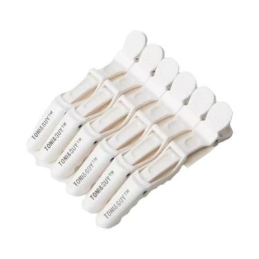 Imagem de Conjunto De 6 a 12 Presilhas De Cabelo Tipo Jacaré Para Estilização Em