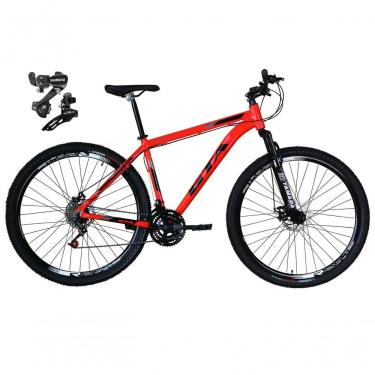 Imagem de Bicicleta Aro 29 Gta Start Câmbios Shimano 21v Freio A Disco Mountain Bike Alumínio vermelho Tamanho 17