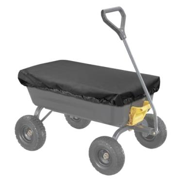 Imagem de Capa de carrinho de compras – Capa de chuva – Resistente a UV Armazenamento impermeável para carrinho de fazenda ao ar livre celeiro jardim acampamento gramado