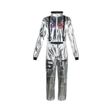 Imagem de Conjunto De Fantasia De Astronauta Unissex Com Zíper E Bordado Para Av