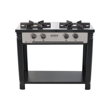 Imagem de Fogão Industrial Esmaltado Baixa Pressão Gás Bravo 2 Bocas Br2b Cz - Venâncio