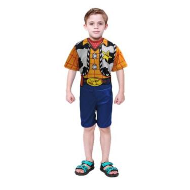 Imagem de Fantasia Xerife Woody Toy Story Meninos Infantil - Fantasia Brás, M - 