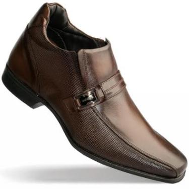 Imagem de Sapato Rafarillo Office Alth Você+Alto 7cm Couro Original 53001-Masculino