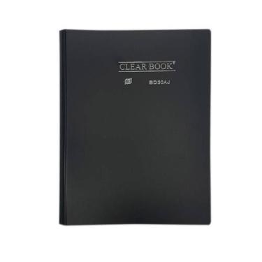 Imagem de Pasta plástica Catálogo 30 Folhas A4 Clearbook Yes, PRETA