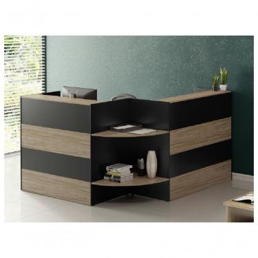 Imagem de Balcão Atendimento Web15 1,50 X 1,50 Calvi / Preto