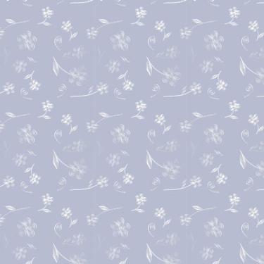 Imagem de Papel Parede Floral Flores Desenho Giz Adesivo Sala Quarto