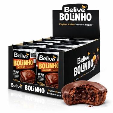 Imagem de Kit 10 Bolinho BELIVE Chocolate Special Cob. Chocolate 45g