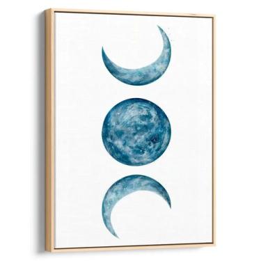 Imagem de Quadro Fases da Lua Abstrato - Mioquadros, 180x120 cm, Natural