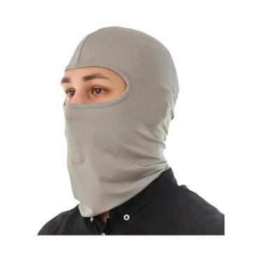 Imagem de Máscara Facial Unissex Respirável De Seda Gelada Com Proteção Solar Pa