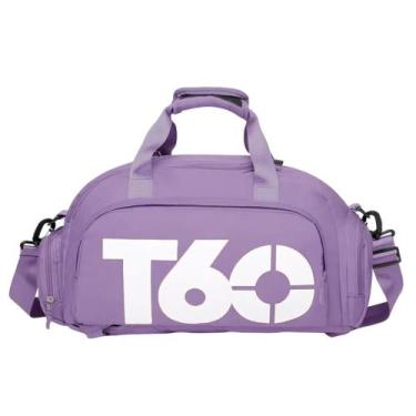 Imagem de Bolsa T60 Academia Mala Transversal Impermeável Várias Cores, Lilás