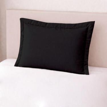 Imagem de Fronha C/ Aba 90x50cm Percal 180 Fios Tamanho Especial - Rafaloro Enxo