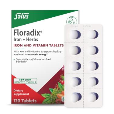 Imagem de Suplemento de ferro Floradix Energy Support 120 comprimidos-Unissex