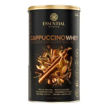 Imagem de Suplemento Em Pó Essential Nutrition Cappuccino Whey Em Lata - Congrat