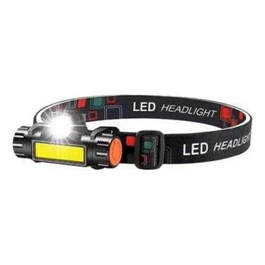 Imagem de Lanterna de Cabeça Recarregável Kapbom KA-L1518 LED USB 350l