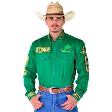 Imagem de Camisa manga longa radade preta original monster masculina, G, Verde